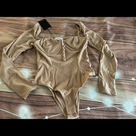 Malone Ribbed Bodysuit by 4th & Reckless, NWT - Picture 7 of 12